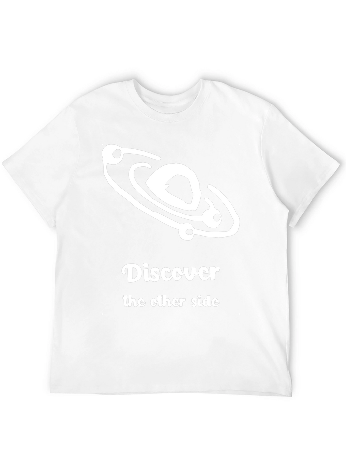 Discover Graphic Tee - Black Cotton T-Shirt