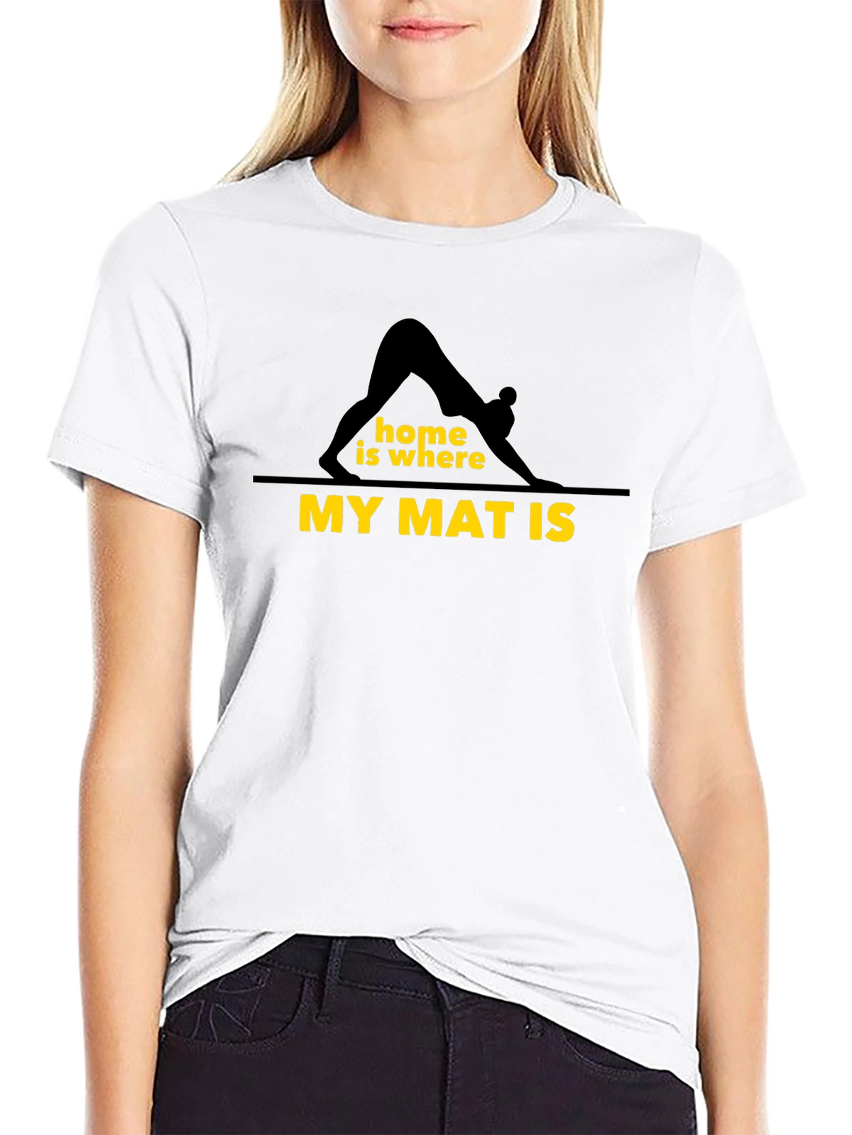 Yoga Home Is Where My Mat Is T-Shirt