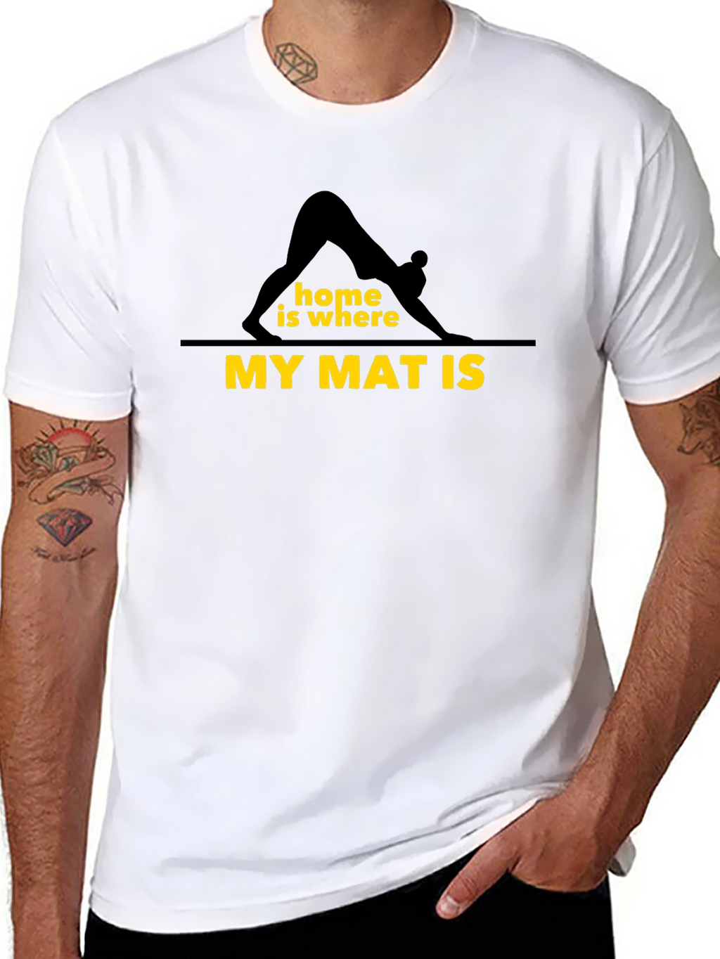 Yoga Home Is Where My Mat Is T-Shirt