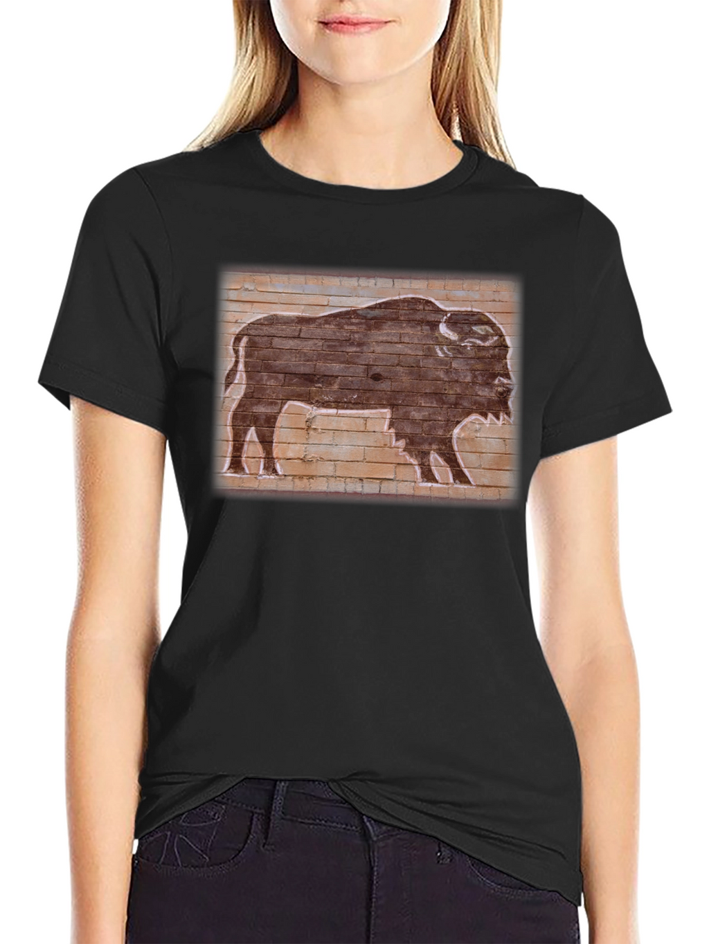 Buffalo Brick Wall Graphic Tee