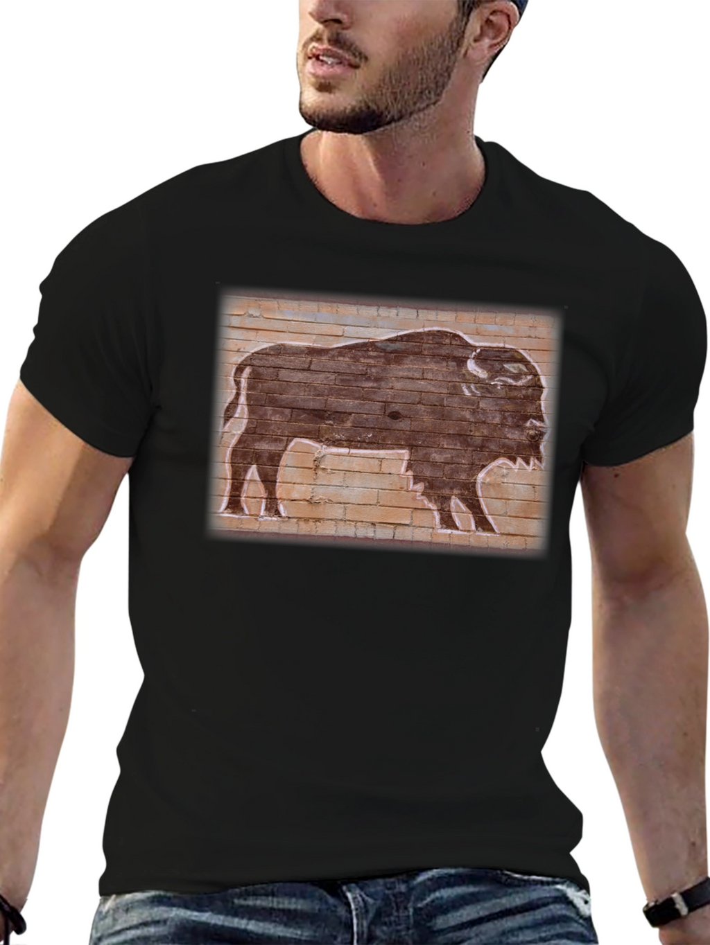 Buffalo Brick Wall Graphic Tee