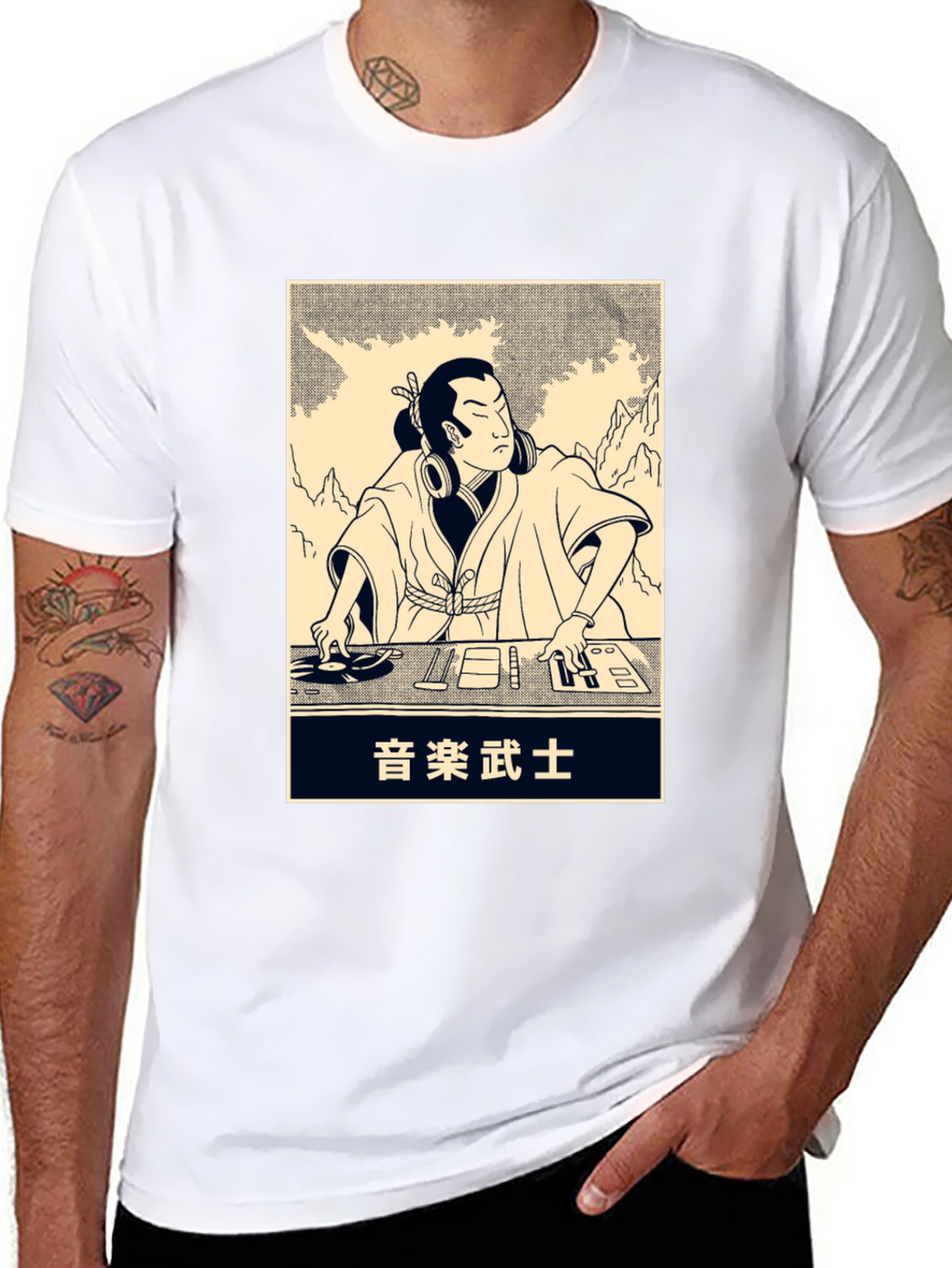 DJ Samurai T-Shirt - Black