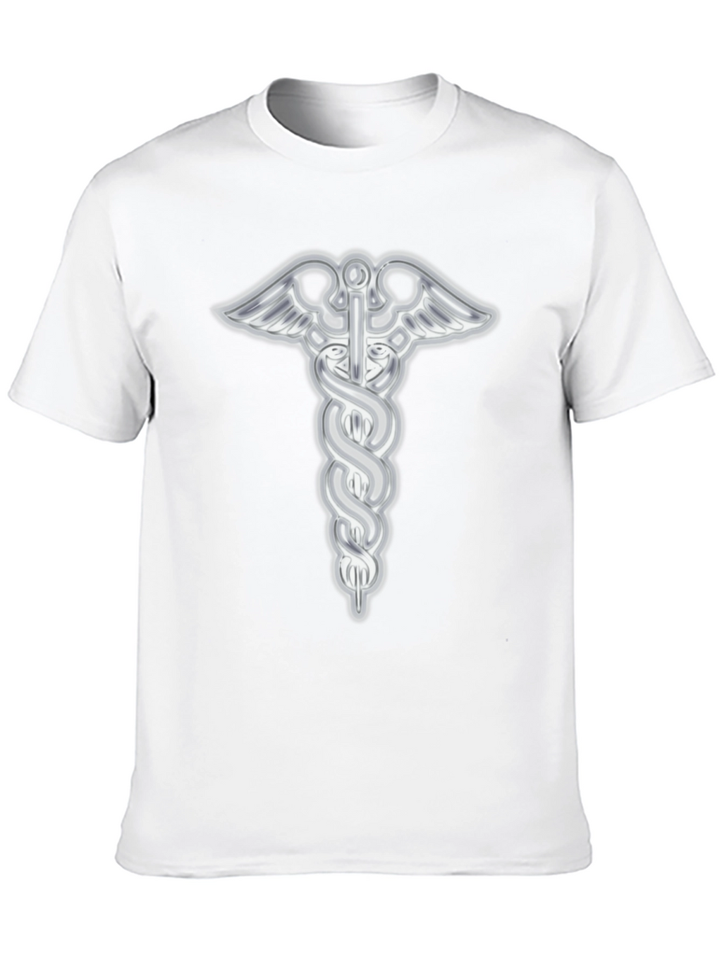 Caduceus Symbol Black T-Shirt