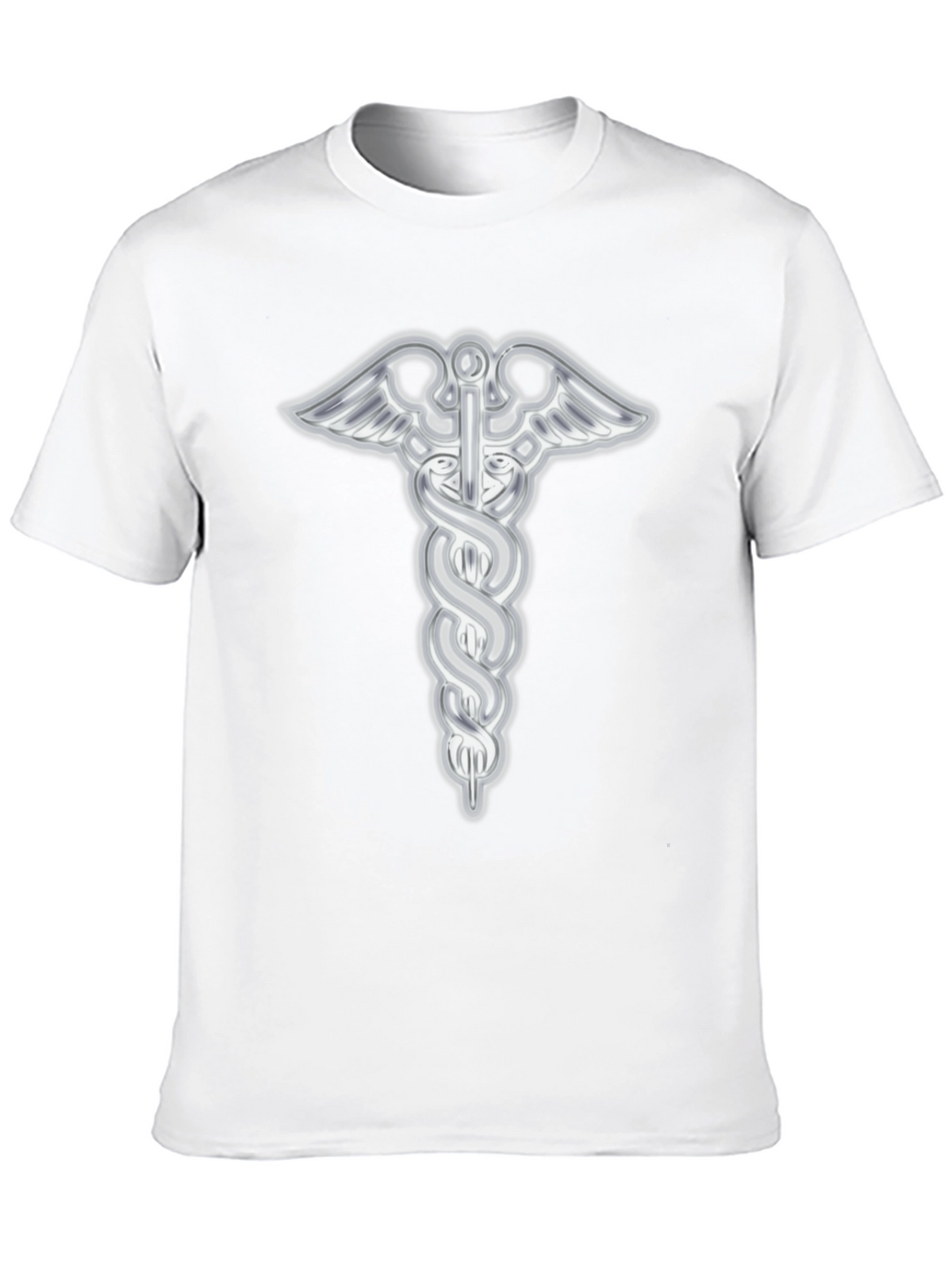 Caduceus Symbol Black T-Shirt