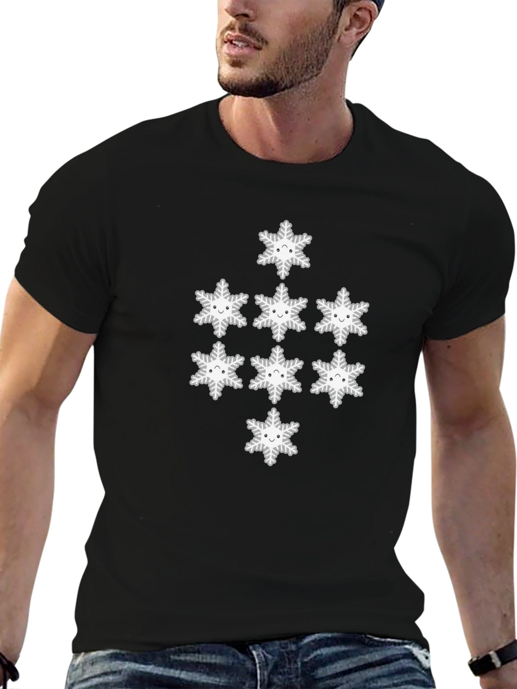 Snowflake Smile Graphic Tee