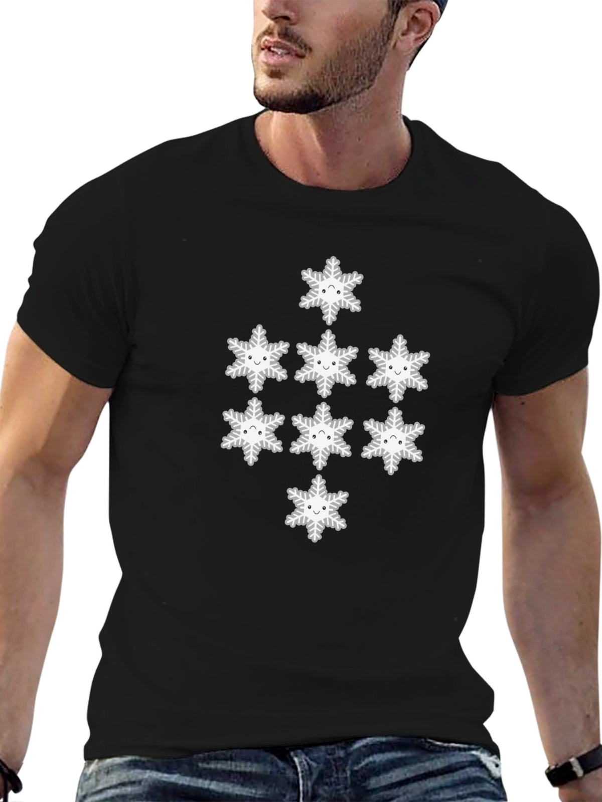 Snowflake Smile Graphic Tee