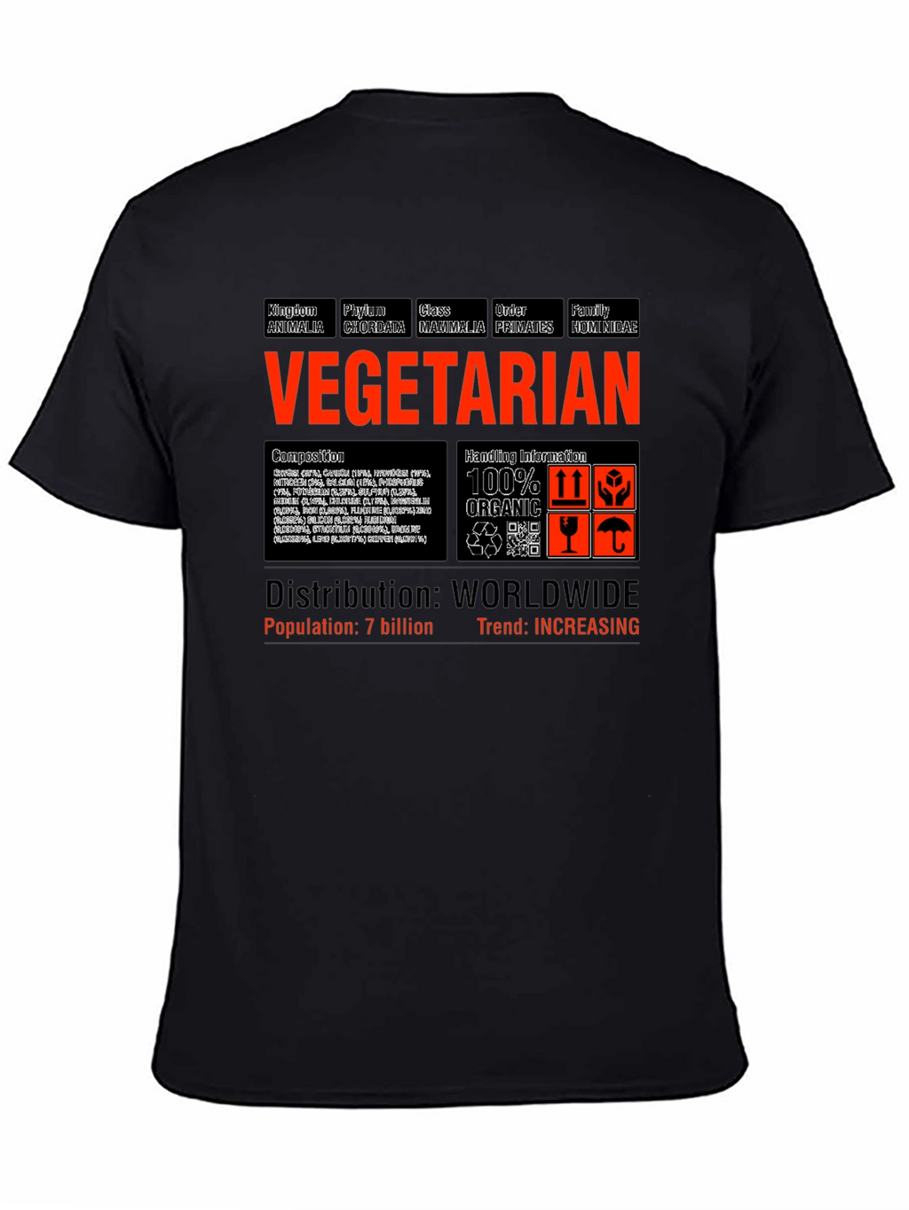 Vegetarian Anatomy T-Shirt - Animal Classification