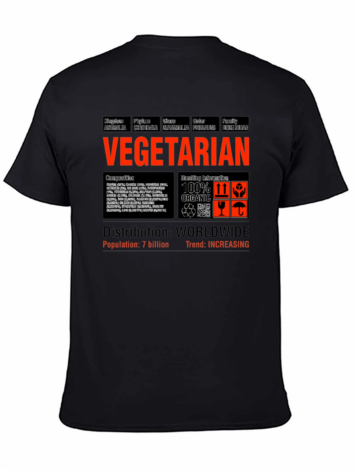 Vegetarian Anatomy T-Shirt - Animal Classification