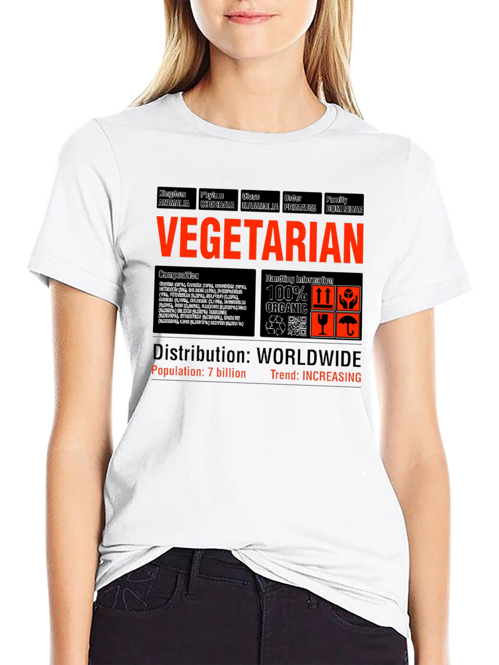 Vegetarian Anatomy T-Shirt - Animal Classification