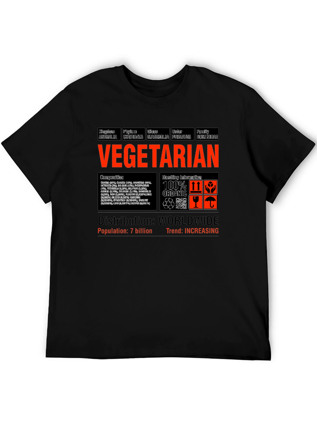 Vegetarian Anatomy T-Shirt - Animal Classification
