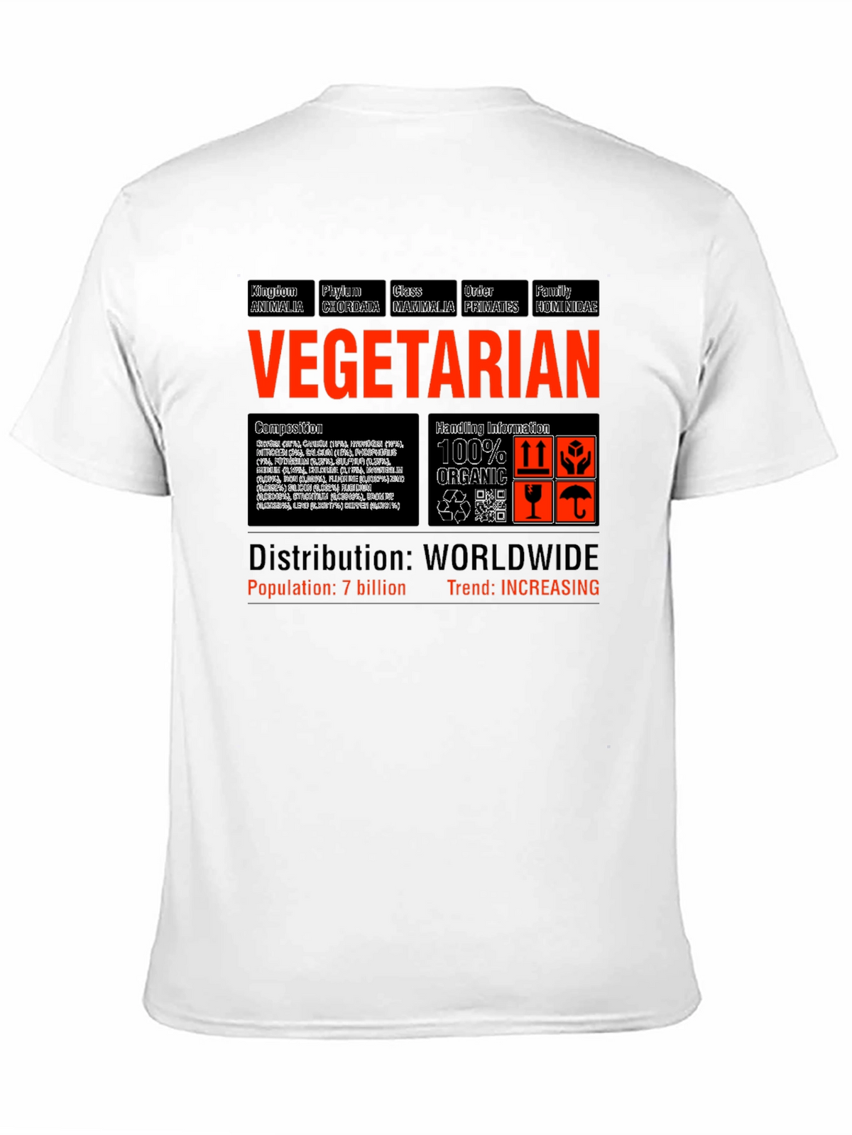 Vegetarian Anatomy T-Shirt - Animal Classification