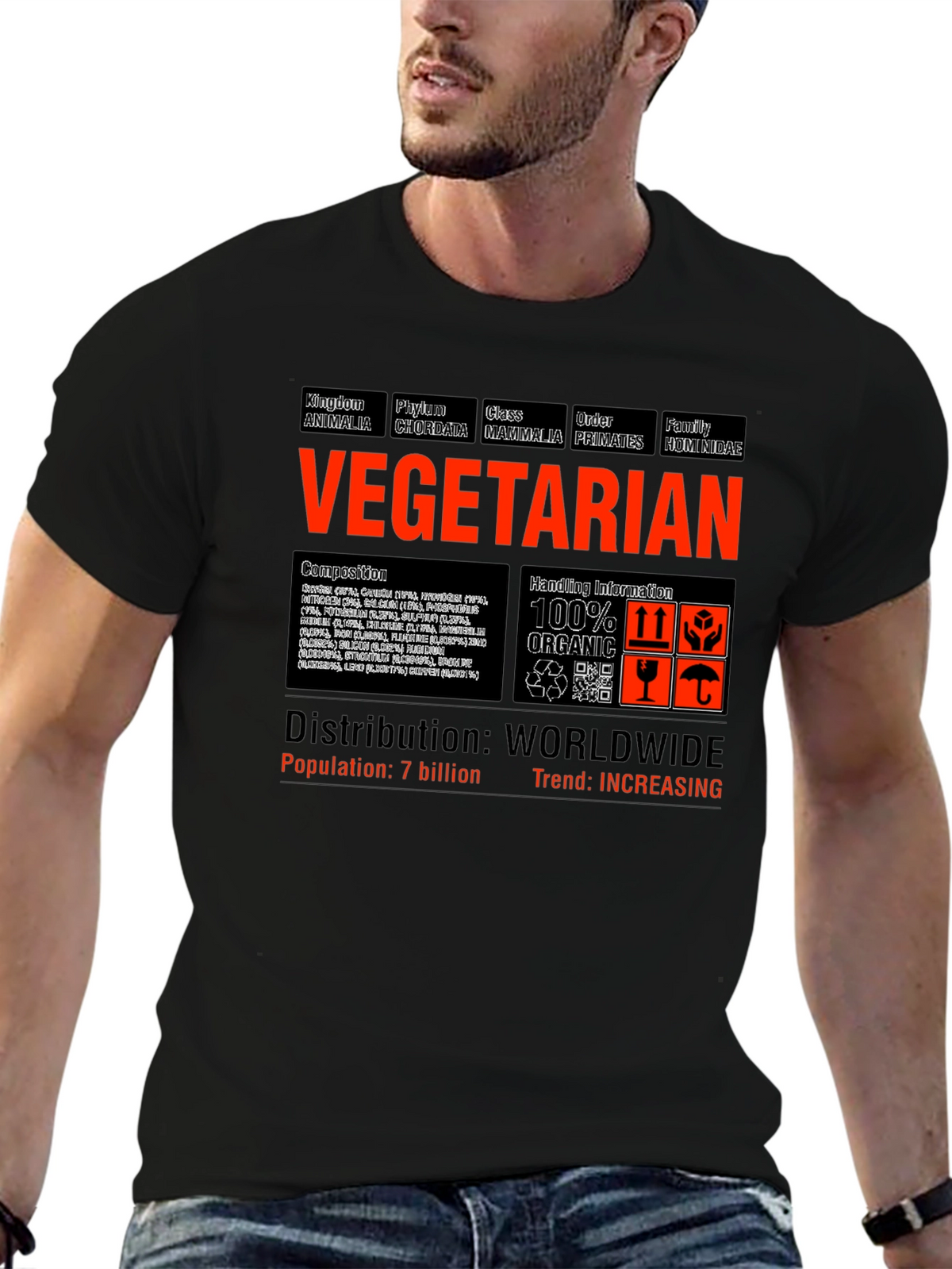 Vegetarian Anatomy T-Shirt - Animal Classification