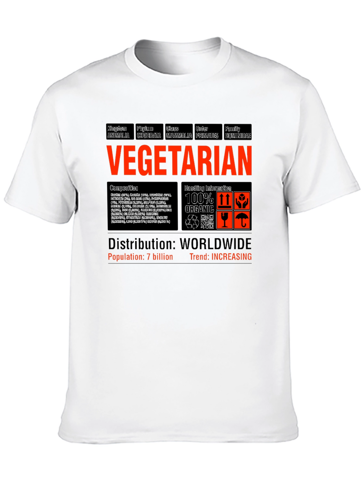 Vegetarian Anatomy T-Shirt - Animal Classification