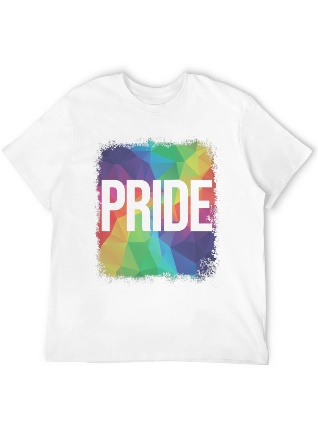 Pride Rainbow Graphic Tee - Mens Black T-Shirt