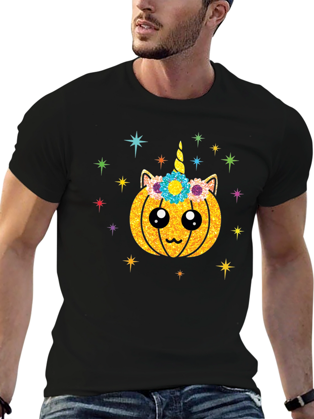 Pumpkin Unicorn Graphic Tee