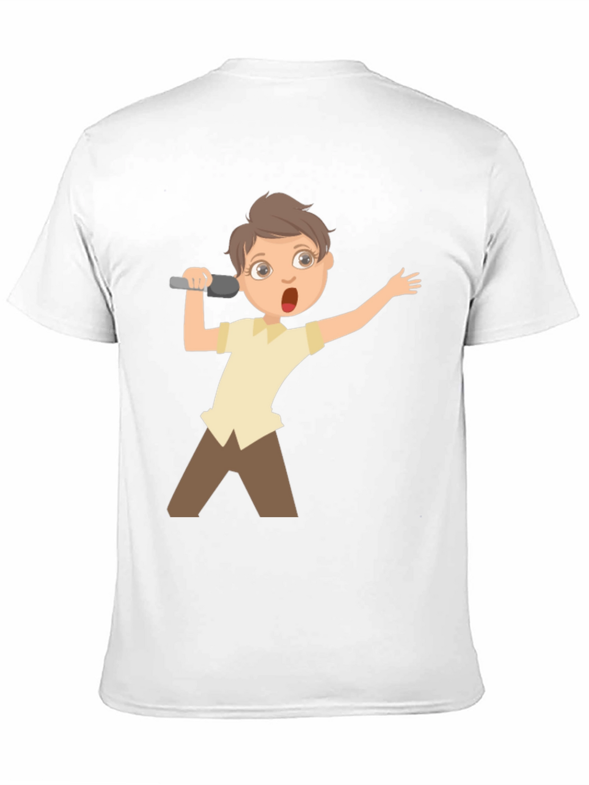 Boy Singer Graphic Tee - Black Unisex T-Shirt