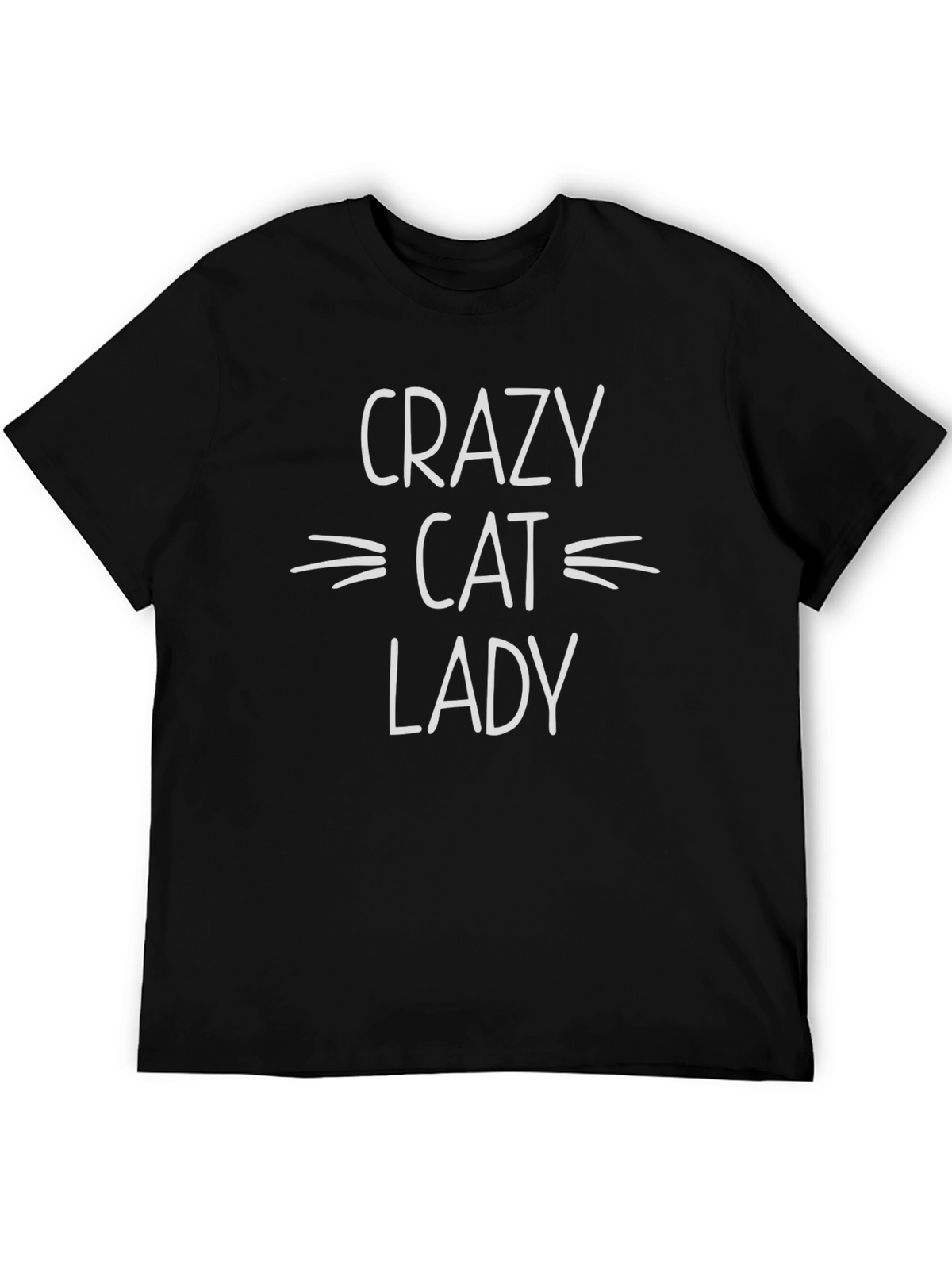 Crazy Cat Lady T-Shirt - Black
