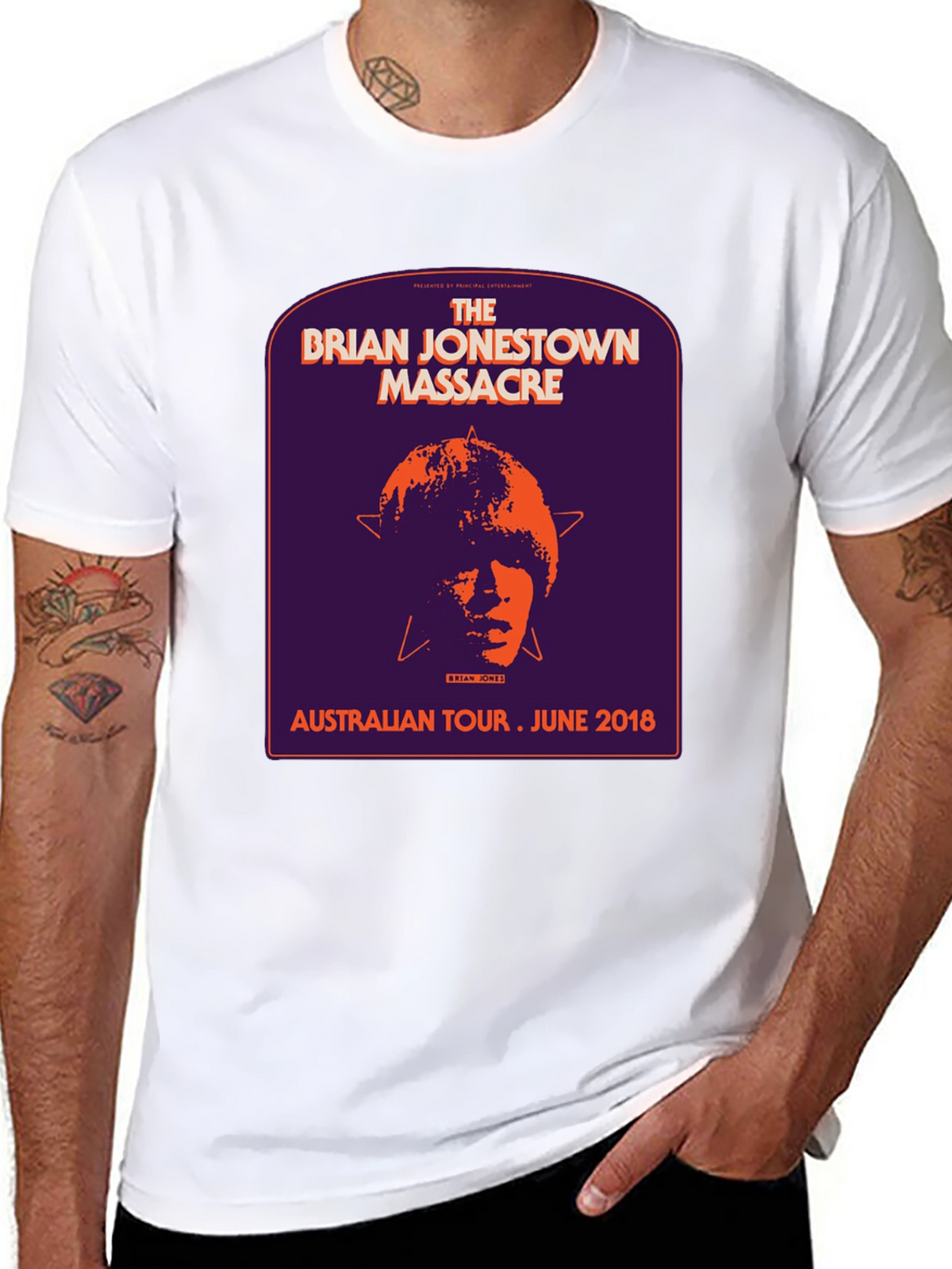 The Brian Jonestown Massacre Australian Tour 2018 T-Shirt