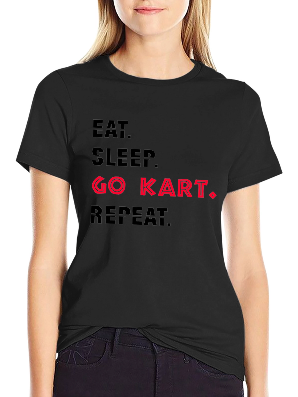 Eat Sleep Go Kart Repeat T-Shirt