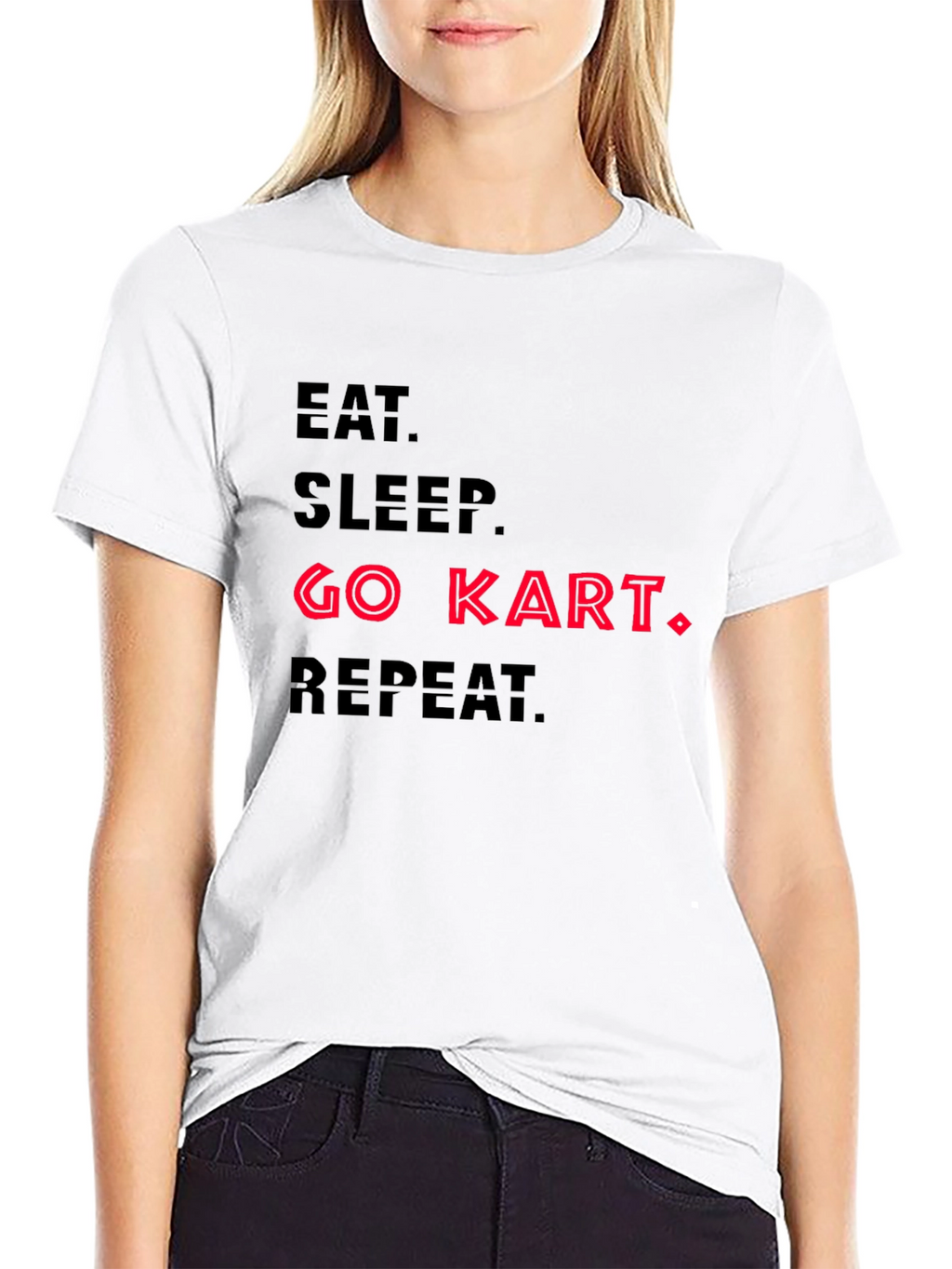 Eat Sleep Go Kart Repeat T-Shirt