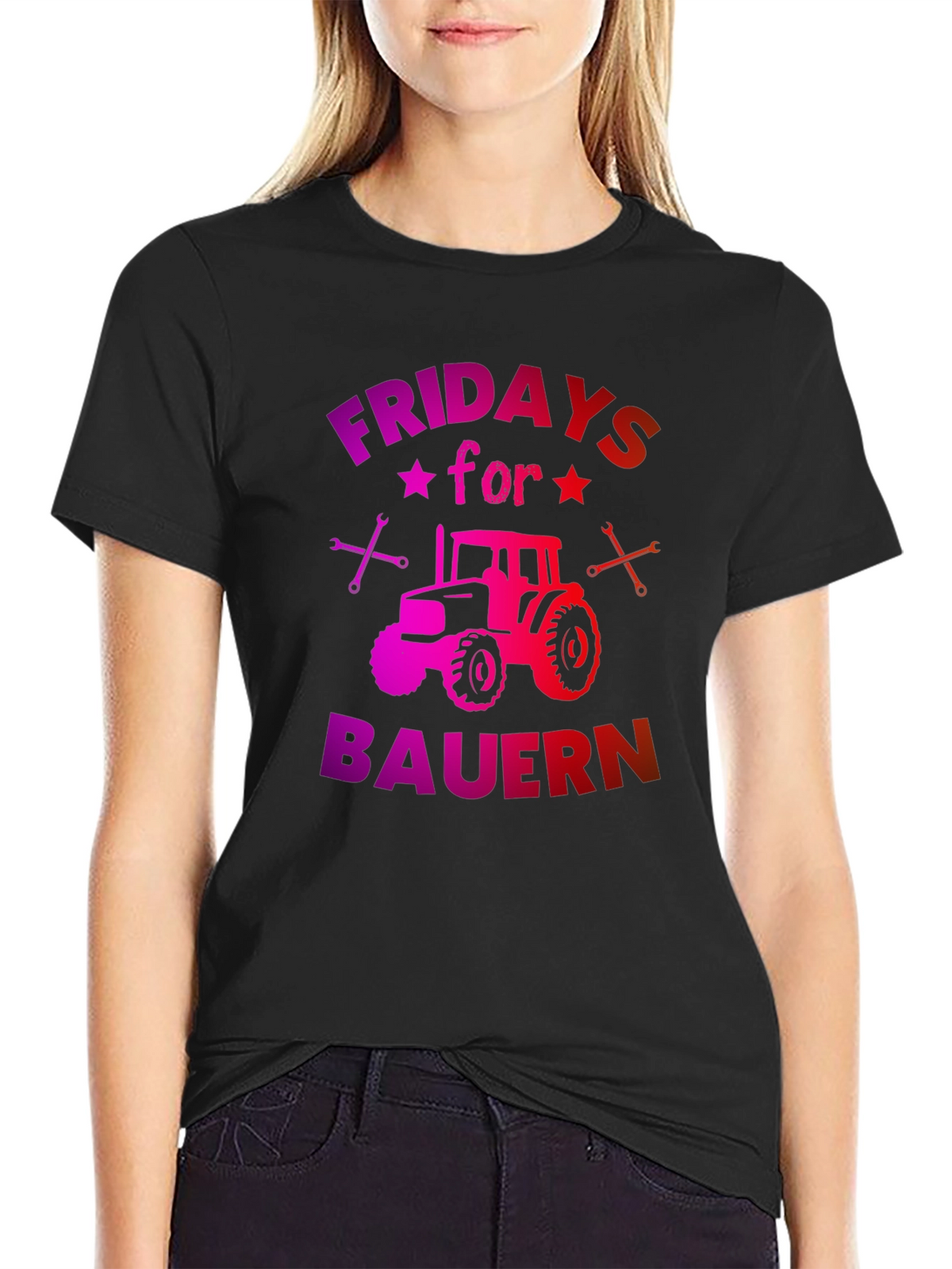 Fridays for Bauern Tractor Graphic Tee