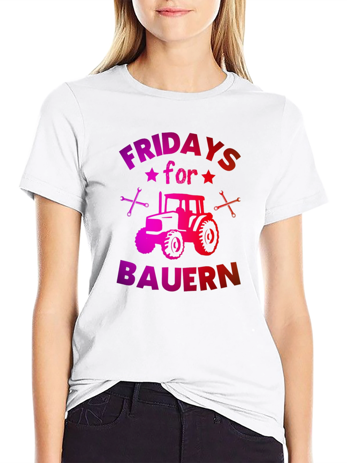 Fridays for Bauern Tractor Graphic Tee