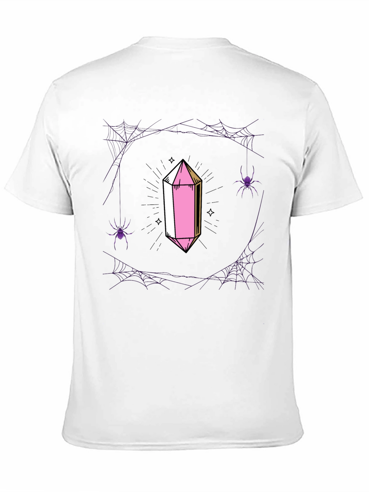 Crystal & Spiderweb Graphic T-Shirt