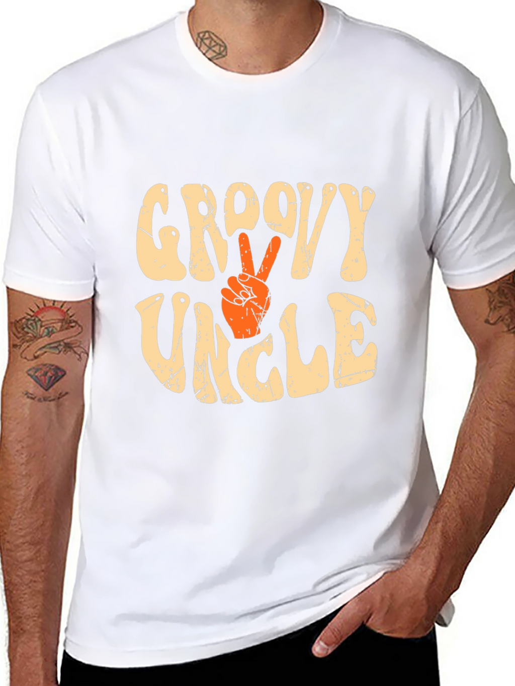 Groovy Uncle T-Shirt - Retro Style