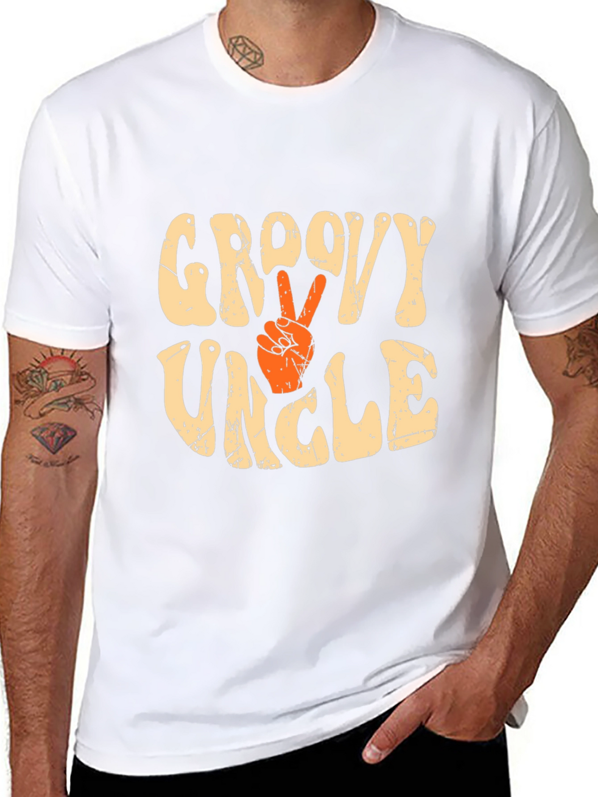 Groovy Uncle T-Shirt - Retro Style