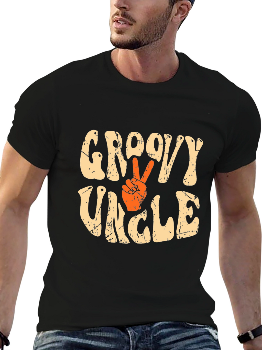 Groovy Uncle T-Shirt - Retro Style