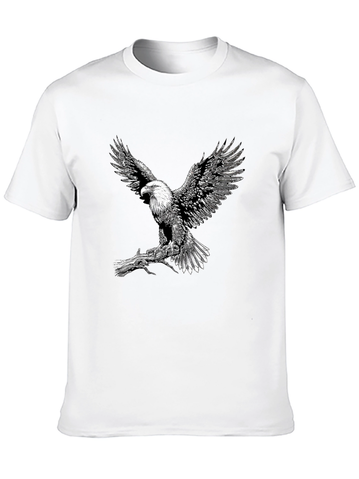 Eagle Graphic Tee - Black Short Sleeve