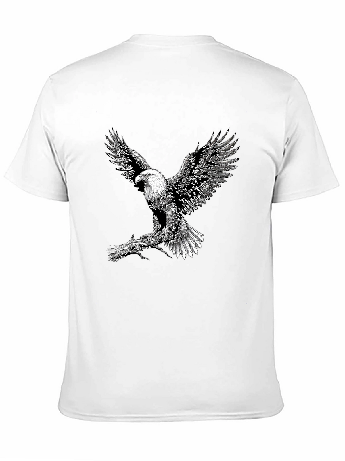 Eagle Graphic Tee - Black Short Sleeve
