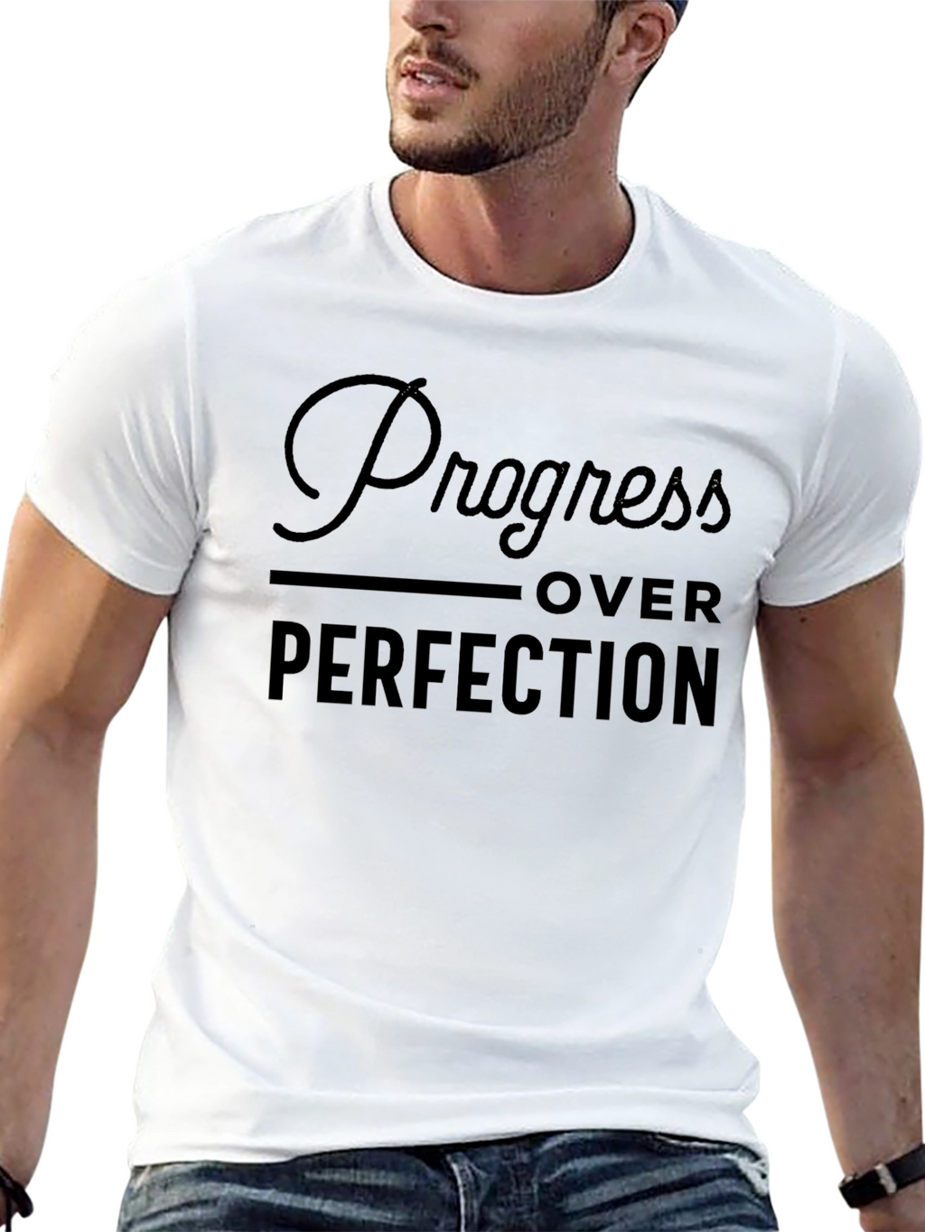 Progress Over Perfection Graphic Tee