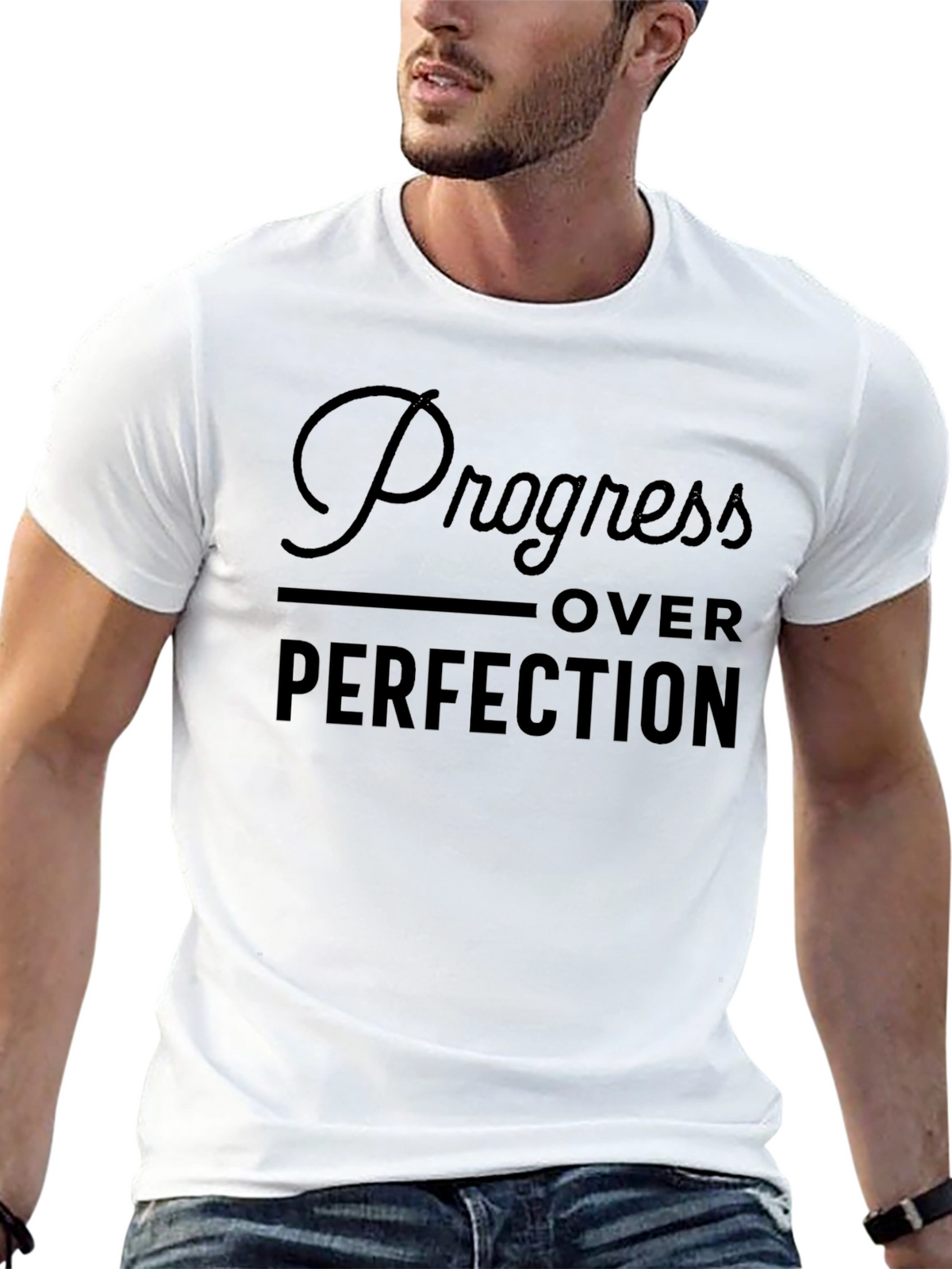 Progress Over Perfection Graphic Tee