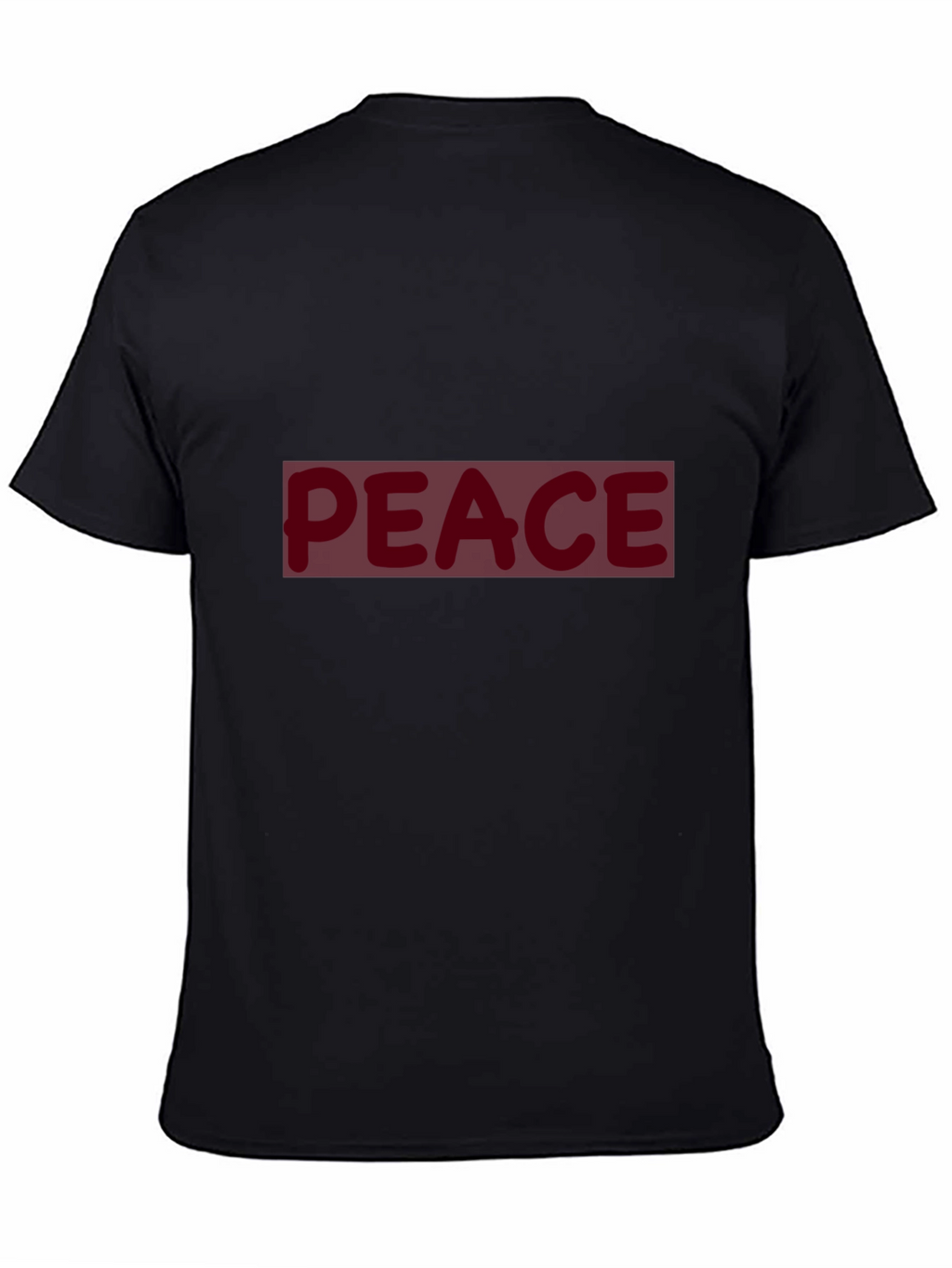 Peace Graphic Black T-Shirt