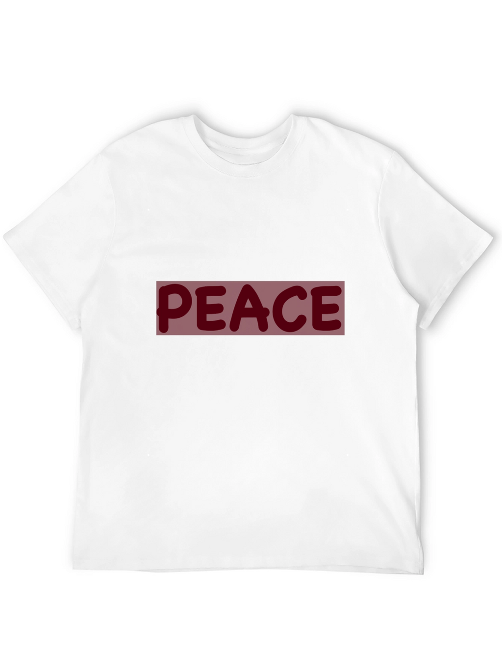 Peace Graphic Black T-Shirt