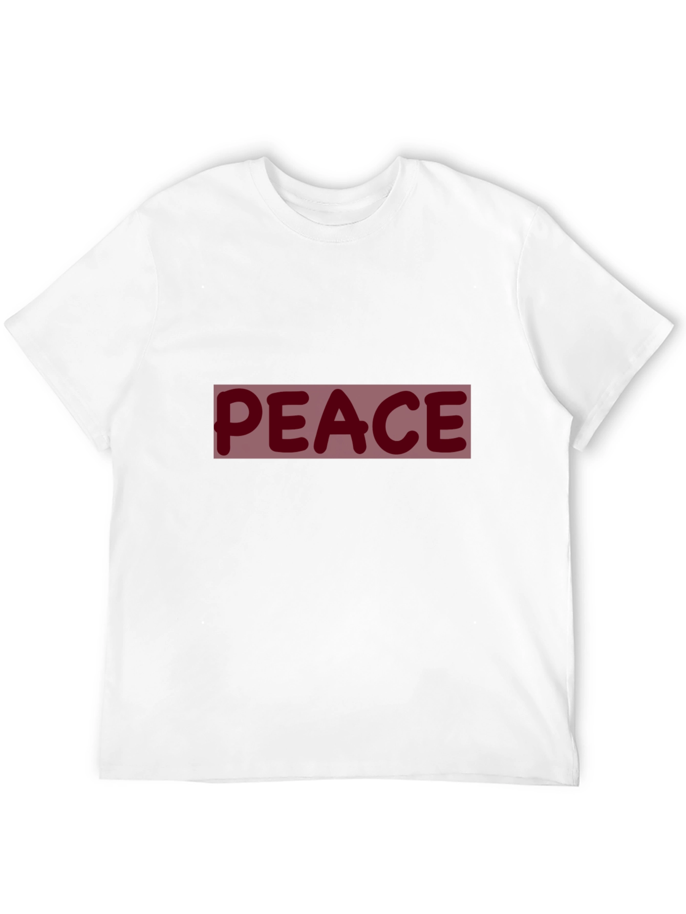 Peace Graphic Black T-Shirt