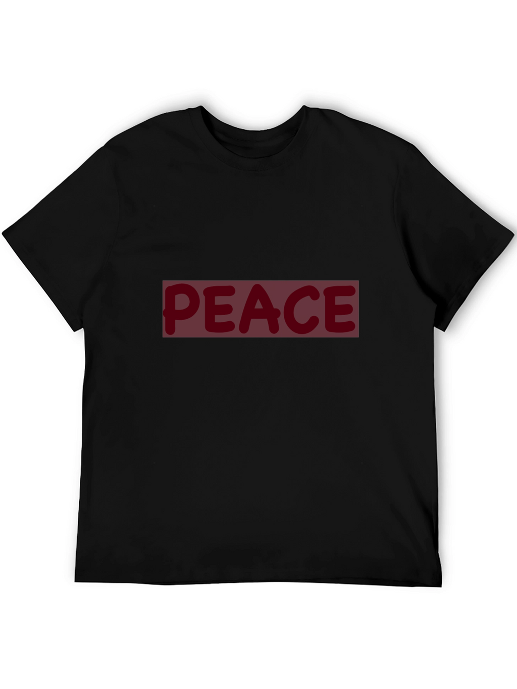 Peace Graphic Black T-Shirt