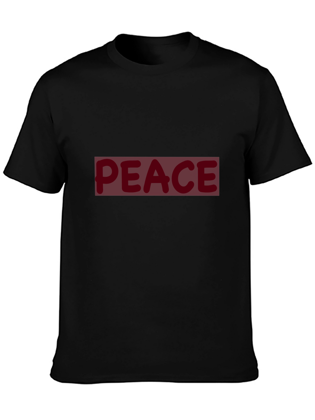 Peace Graphic Black T-Shirt