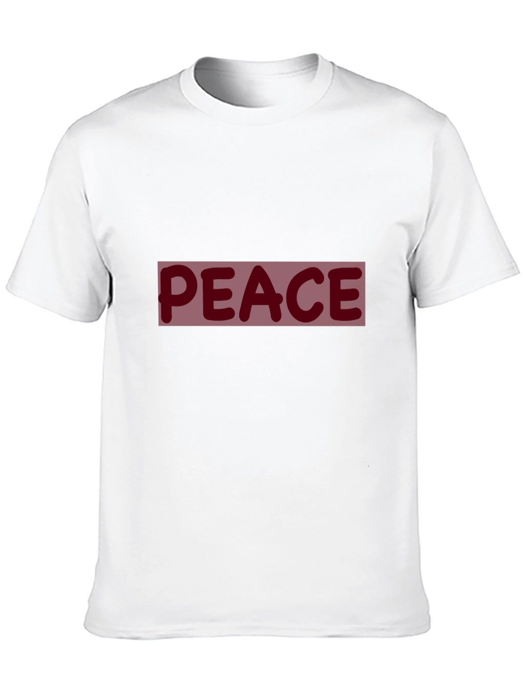 Peace Graphic Black T-Shirt