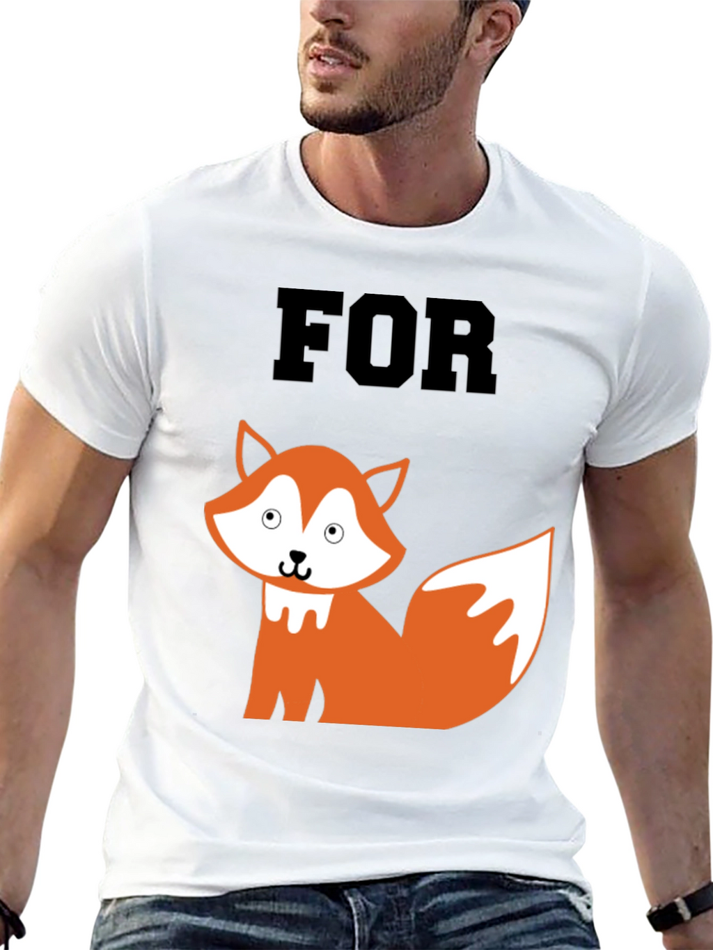 Cute Fox Graphic T-Shirt - FOR Fox Sake!