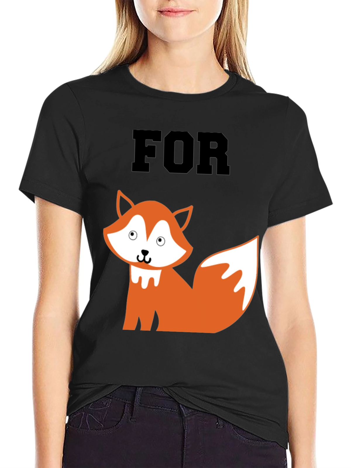 Cute Fox Graphic T-Shirt - FOR Fox Sake!