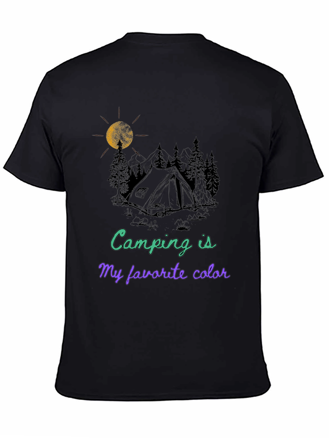 Camping is My Favorite Color T-Shirt