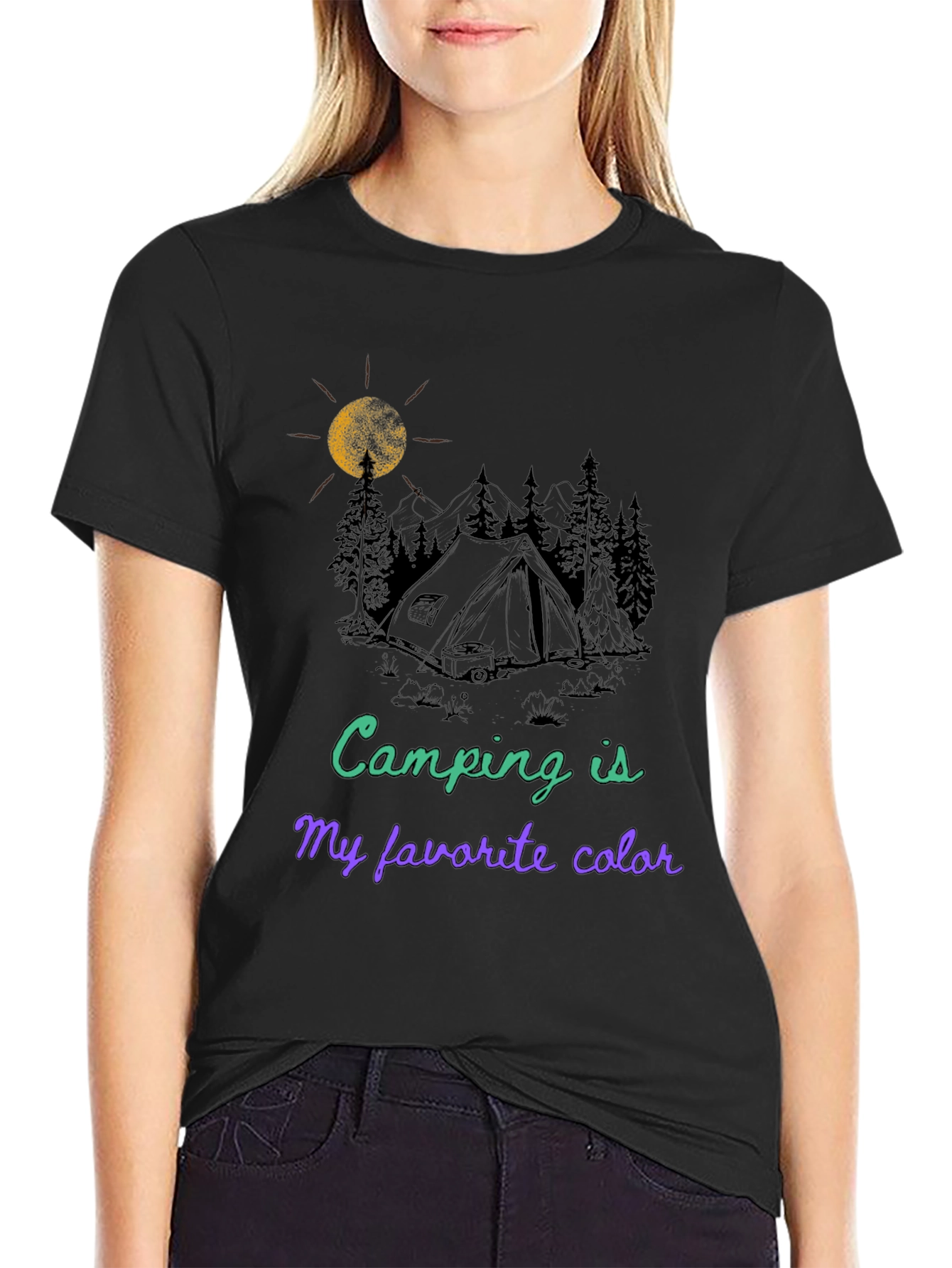 Camping is My Favorite Color T-Shirt
