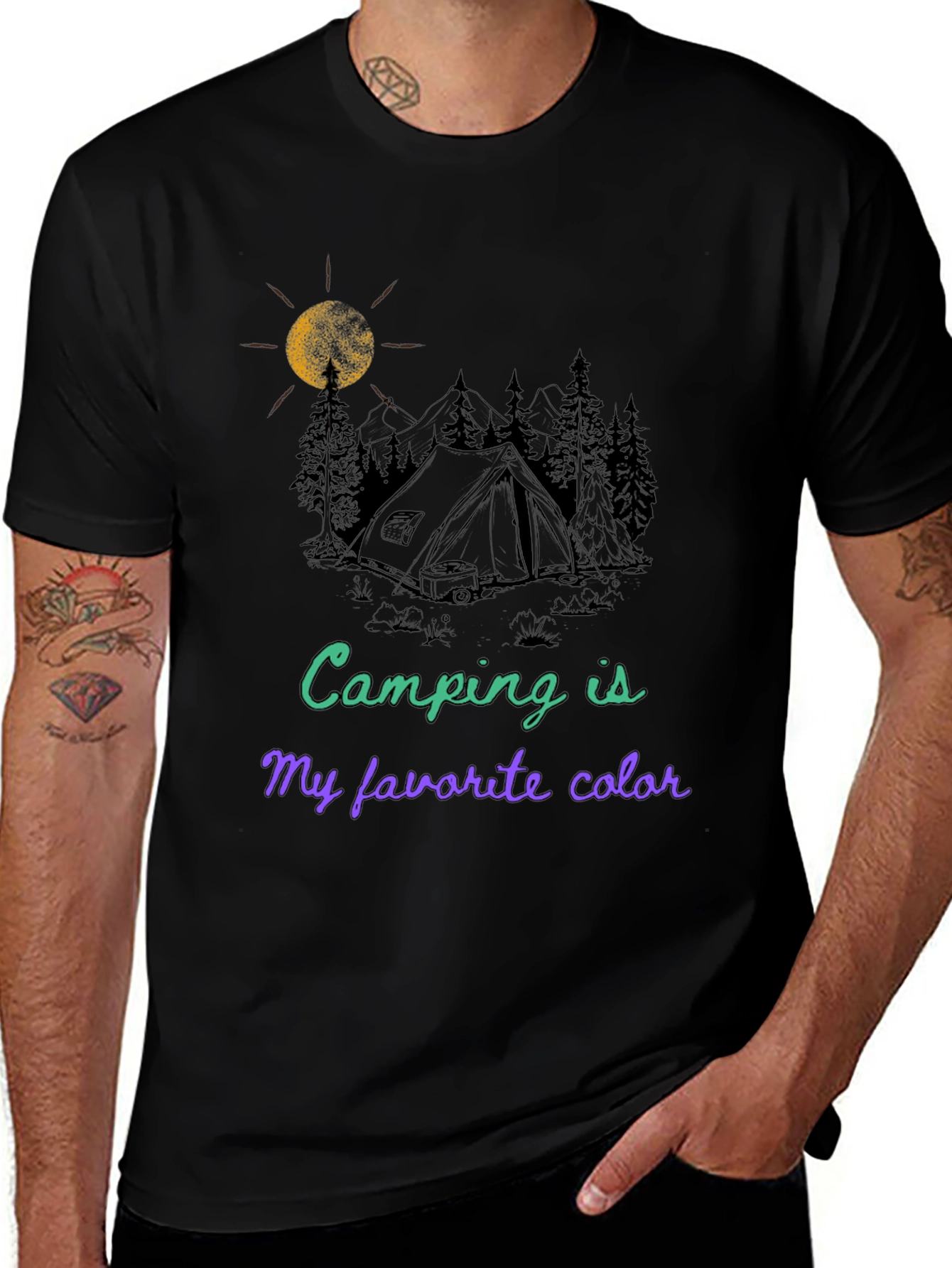 Camping is My Favorite Color T-Shirt