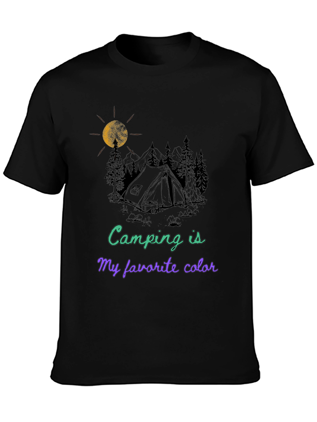 Camping is My Favorite Color T-Shirt