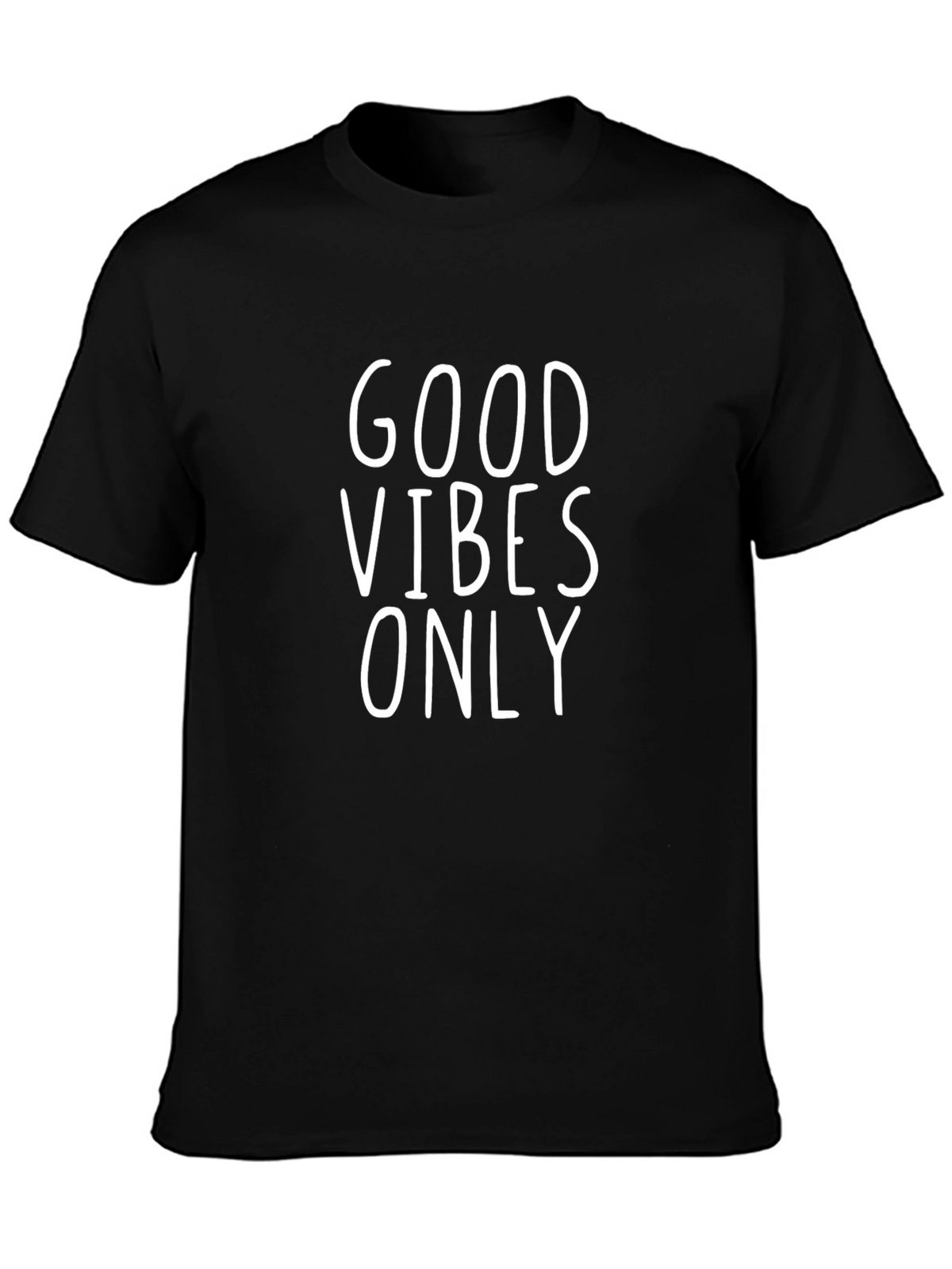 Good Vibes Only Graphic Tee - Black