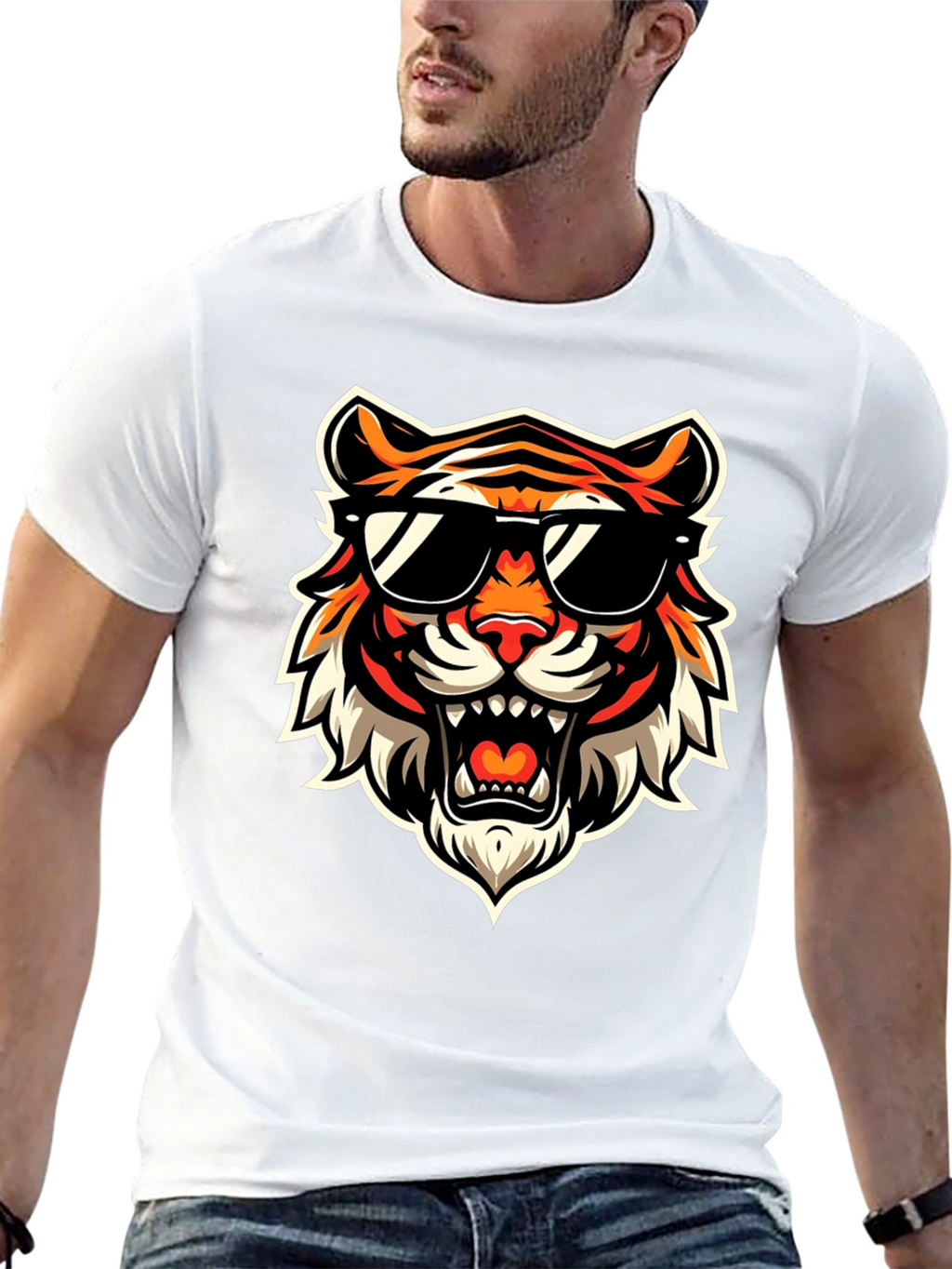 Cool Tiger Graphic Tee - Bold Streetwear