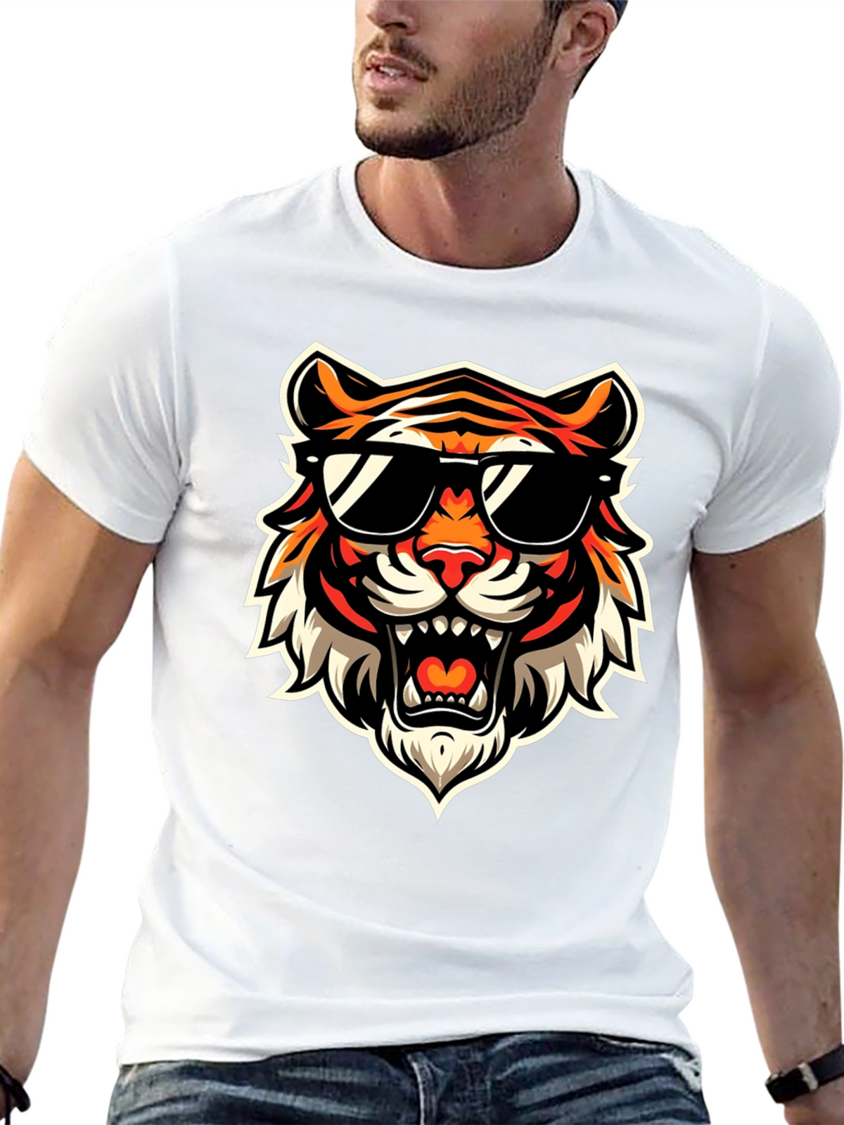 Cool Tiger Graphic Tee - Bold Streetwear