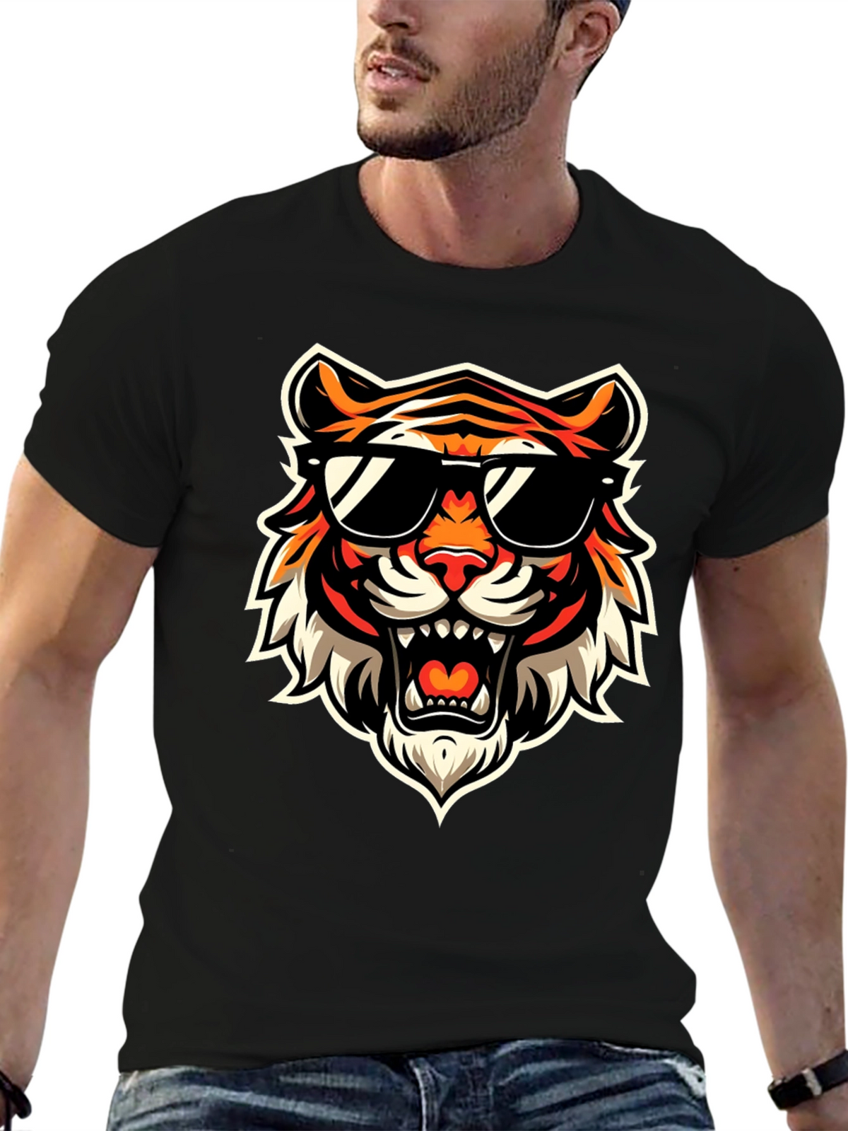 Cool Tiger Graphic Tee - Bold Streetwear